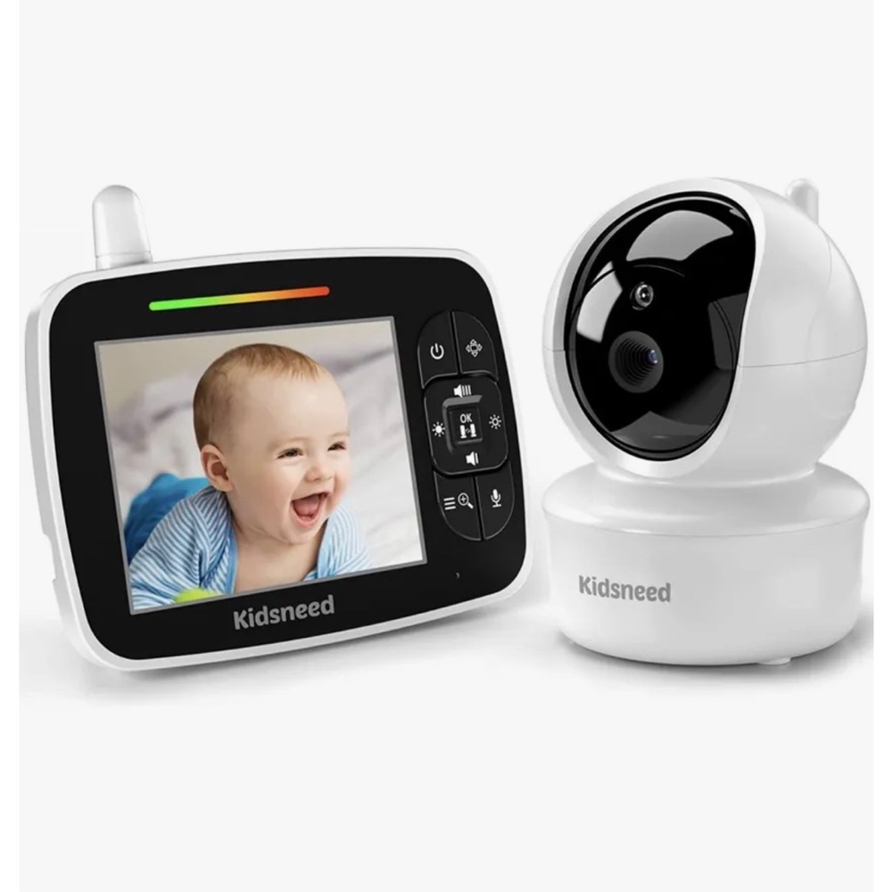 Baby Monitor with Camera and Audio - 3.5 Inch Video Baby Monitor, Remote Control